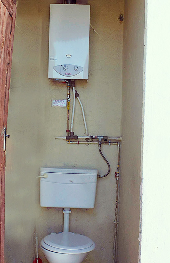 POVO Shower and Gas System